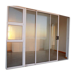 Bathroom pvc shutter fixed shutter windows profile thermal break PVC casement window for home on China WDMA