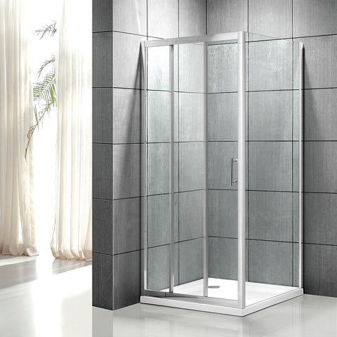 Bathroom sliding shower screen 3 panel shower door with tempered glass on China WDMA