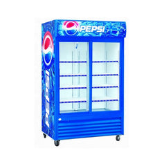Best Quality Commercial Tempered Glass Cola Freezer Door For Pepsi Cola on China WDMA