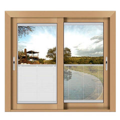 Best Selling 3 track sliding window Aluminum frame Doule Tinted Glass Sliding Window Soundproofing Materials for windows on China WDMA
