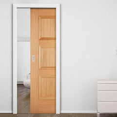 Best Selling in Canada Sliding Wood Door Options with Accessories on China WDMA