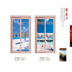 Best hot sales products aluminum bi folding patio weather dust proof rubber door seal strip aluminium sliding doors uk standard on China WDMA
