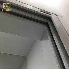 Best price residential windows and doors 3 track powder coated white aluminum temper glass sliding window with mosquito net on China WDMA