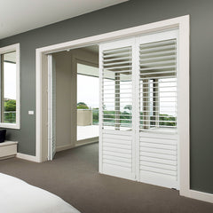 Best quality cheap factory plantation shutters for sliding glass doors on China WDMA