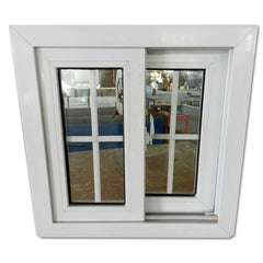Best quality upvc sliding window grill design double toughened glass PVC window for home