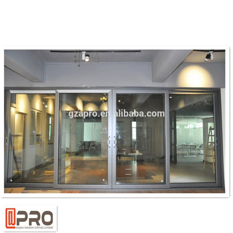 Best used windows and doors aluminum sliding door with picture frames and integrated blinds on China WDMA