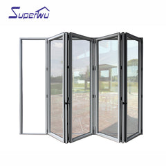 Bi fold screen door aluminium bifold exterior accordion doors on China WDMA