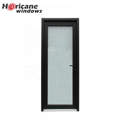 Black Aluminum alloy Casement Door on China WDMA