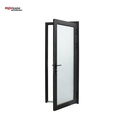 Black Aluminum alloy Casement Door on China WDMA