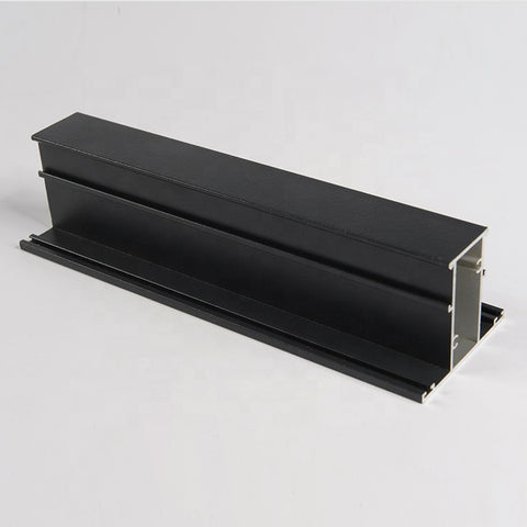 Black anodizing extruded aluminum profile for sliding door track High Quality black anodizing profile 6063 Details on China WDMA