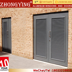 Bottom Ventilation Louvers Balcony Door Shutter , Patio Door Security Sound Proof Plantation Shutters From China on China WDMA