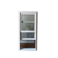 Building Material Plastic Steel Double Glazed Tempered Glass Profile Frame White Top Hung UPVC Windows Price With Grills Factory on China WDMA
