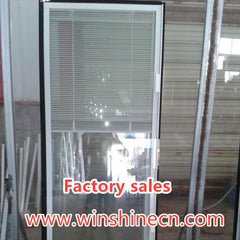 Built-in shutter glass for doors and windows Insulated blind shutter glass motorize on China WDMA