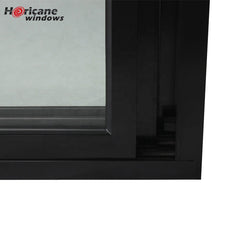 CSA NFRC AS2047 standard cavity black glass 3 panel triple aluminium frame sliding stacker door on China WDMA