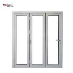 CSA NFRC AS2047 standard commercial interior aluminum glass bifold doors on China WDMA