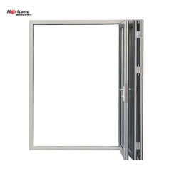 CSA NFRC AS2047 standard commercial interior aluminum glass bifold doors on China WDMA