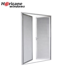 CSA NFRC AS2047 standard custom large quality secure retractable white aluminum screen doors for homes patio doors on China WDMA
