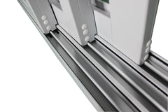 CSA NFRC AS2047 standard maker custom large internal powder coated aluminum sliding glass doors for office on China WDMA