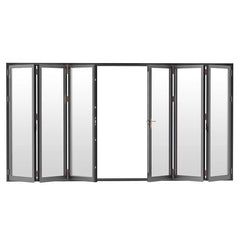 Cheap Factory Price aluminum alloy bi folding door design bi doors cost on China WDMA