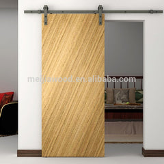 Cheap French interior insulated sliding barn door with sliding door hardware on China WDMA