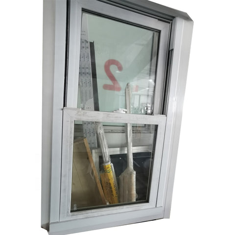 Cheap PVC casement swing double hungg glass windows with nets on China WDMA