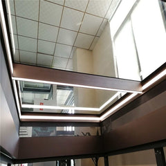 Cheap aluminium electric automatic sliding vertical lift up folding double plated glass dust proof windows on China WDMA