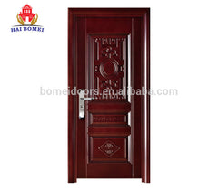 Cheap metal doors anti fire steel security door for interior steel sheet french fireproof exterior door on China WDMA