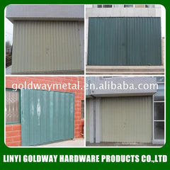 Cheap steel exterior accordion sliding door for warehouse on China WDMA