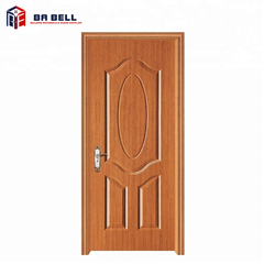 Cheap white contemporary front door designs french style entry internal wooden doors mdf ecological door leaf on China WDMA
