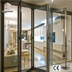 Cheapest double bifold door sizes doorwin folding patio doors price cost on China WDMA
