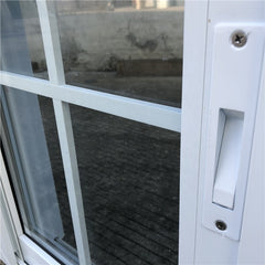 China Supplier Hot Sale 2 Rail Track White UPVC Profile Sliding Windows With Grill And Fly Screen on China WDMA