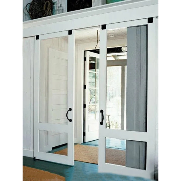China Supplier french pvc slide door patio double glazed plastic/vinyl casement glass doors interior with fair price on China WDMA