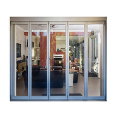 China Suppliers French Double Glass Two Fold Bifold Door on China WDMA