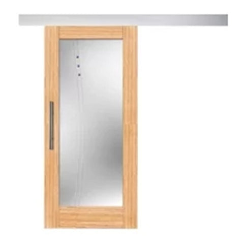 China manufacturers barn door hardware solid wooden door on China WDMA
