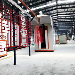 China pass ISO9001 factory security/aluminium powder doors powder coating line on China WDMA