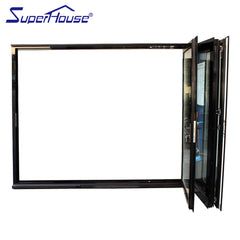China quality supplier AAMA/AS2047/NZS4211 patio glass folding door on China WDMA
