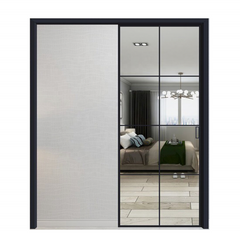 China supplier three panel kitchen sliding glass door on China WDMA