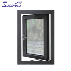 China suppliers OEM AS2047 NFRC CSA Impact resistant Glass aluminum casement window with online selling on China WDMA