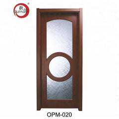 Chinese Cheap Price Waterproof Kitchen Pvc Sliding French Glass Barn Wood Door For Toilet Bathrooms on China WDMA