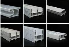 Chinese factory manufacturer raw materials white upvc windows&doors profiles on China WDMA