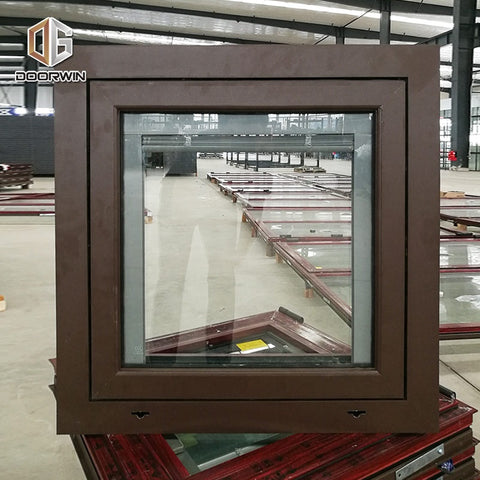 Chinese factory wholesale wood grain aluminium windows with built in shutters on China WDMA