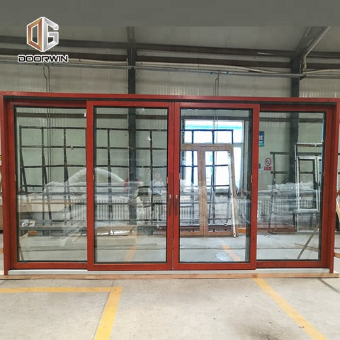 Columbia Missouri USA Client,Oak Wood with Exterior Aluminum Cladding,Super Wide Heavy Duty Lift Sliding glass Door on China WDMA