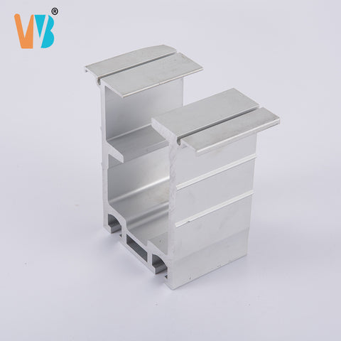Commercial Furniture Movable Partition Wall Sliding Door Track Aluminum Profile on China WDMA