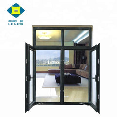 Commercial Guangzhou Aluminum Alloy French Casement window And Doors Frames Price Philippines on China WDMA
