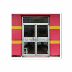 Commercial Used Aluminium Double Casement Glass Door on China WDMA