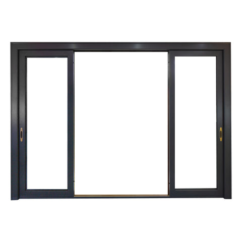 Commercial aluminum frame glass sliding door on China WDMA
