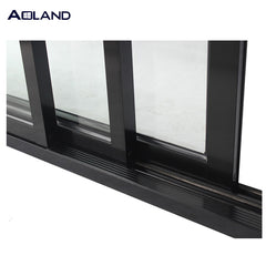 Commercial open style interior aluminum/aluminium sliding glass door for office on China WDMA