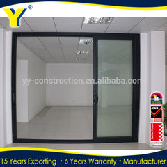 Commercial system aluminium panel sliding doors 3 panel sliding closet doors 3-track sliding closet door triple glass sliding do on China WDMA
