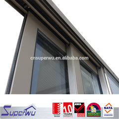 Commercial system triple glass aluminum price of fire rated sliding door installation to divide room on China WDMA