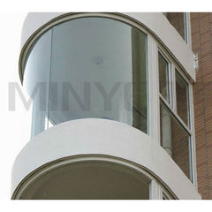 Curtain wall design showroom aluminum windows Big glass windows on China WDMA